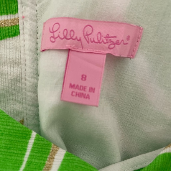 EUC Lilly Pulitzer Shift Dress with lightening bug pattern, 8 - Picture 3 of 5